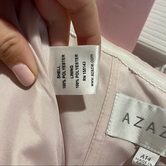 Azazie Fiona Bridesmaids Dress Blushing Pink - Picture 4 of 4